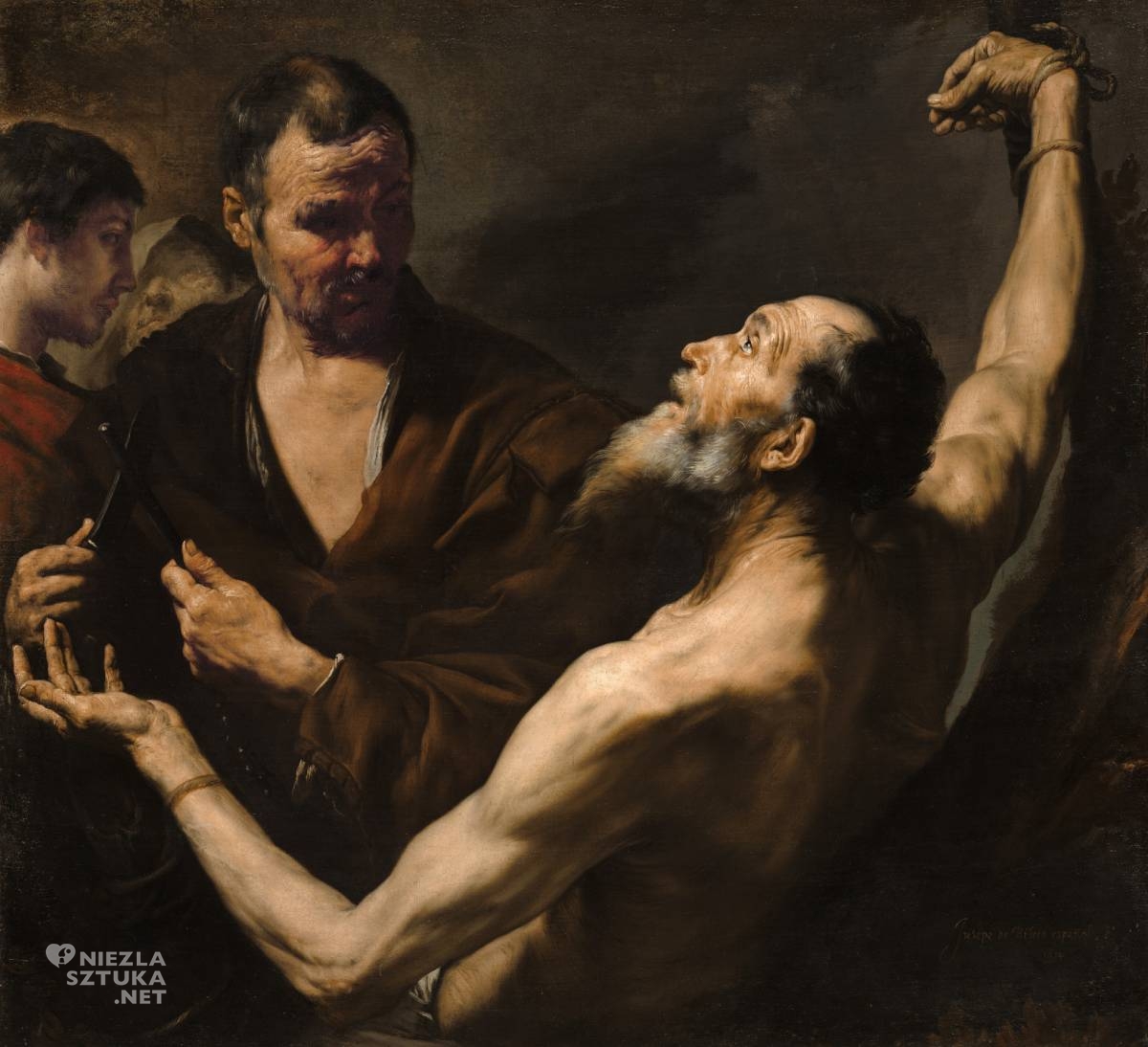 Jusepe de Ribera, Męczeństwo św. Bartłomiej, sztuka hiszpańska, Niezła Sztuka