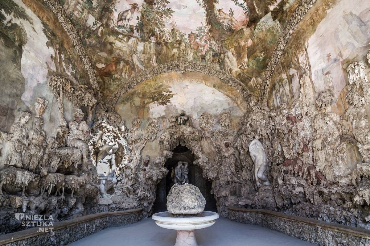 Palazzo Pitti, Florencja, Ogrody Boboli, niezła sztuka