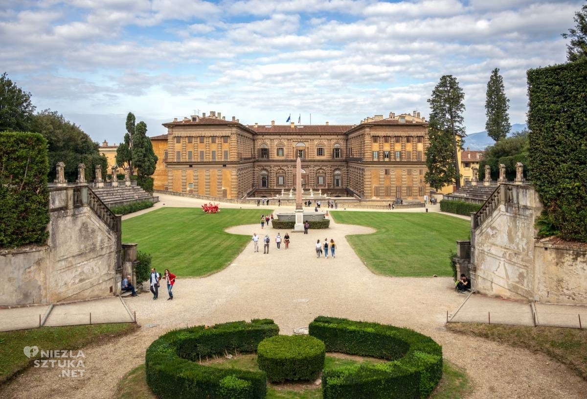 Palazzo Pitti, Florencja, Ogrody Boboli, niezła sztuka