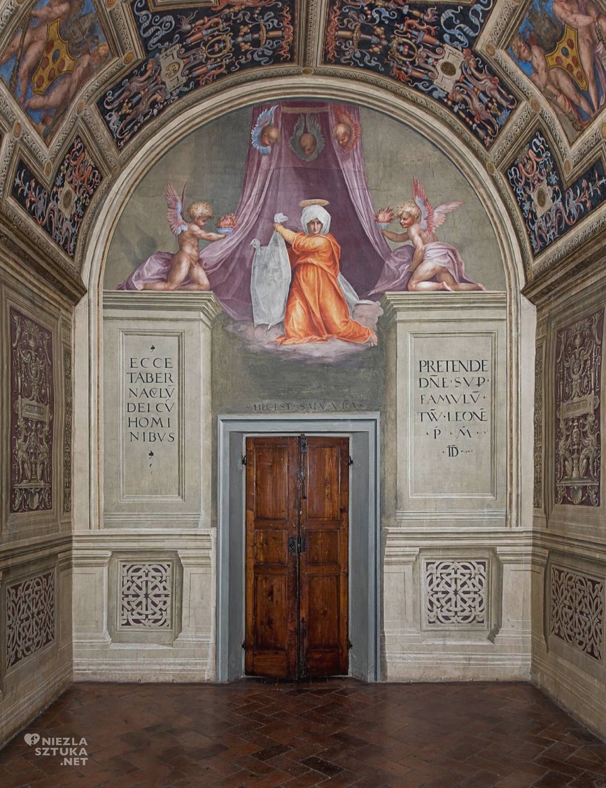 Jacopo Pontormo, Święta Weronika, fresk, Florencja, Santa Maria Novella, Niezła Sztuk
