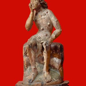 Hiob frasobliwy dotknięty chorobą skóry, ikonografia świętych, niezła sztuka