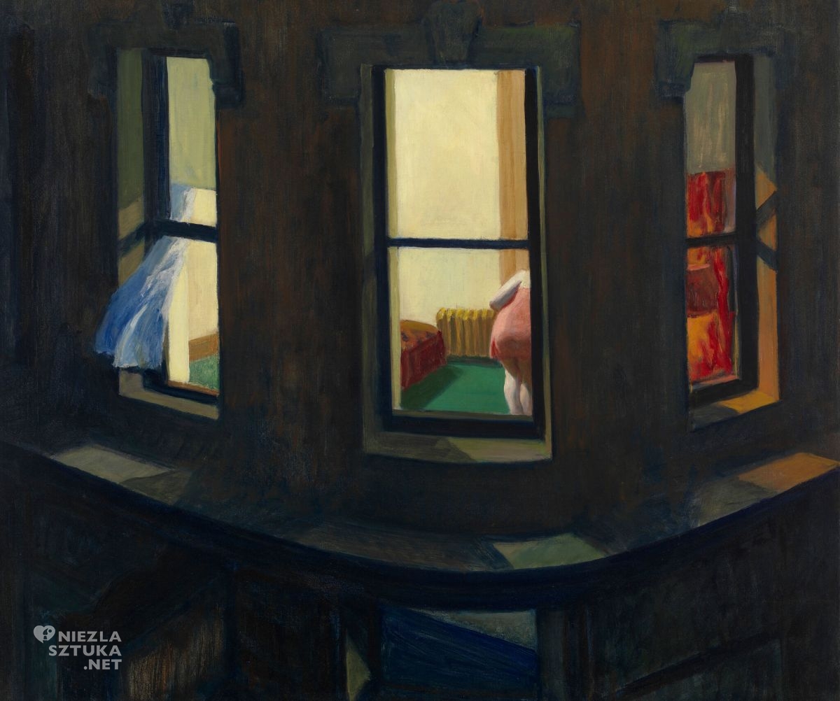 Edward Hopper, Wieczorne okna, night windows, niezła sztuka