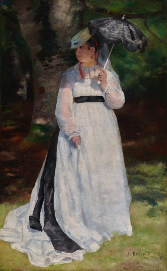 Auguste Renoir, Liza z parasolką, impresjonizm, sztuka francuska, Niezła Sztuka