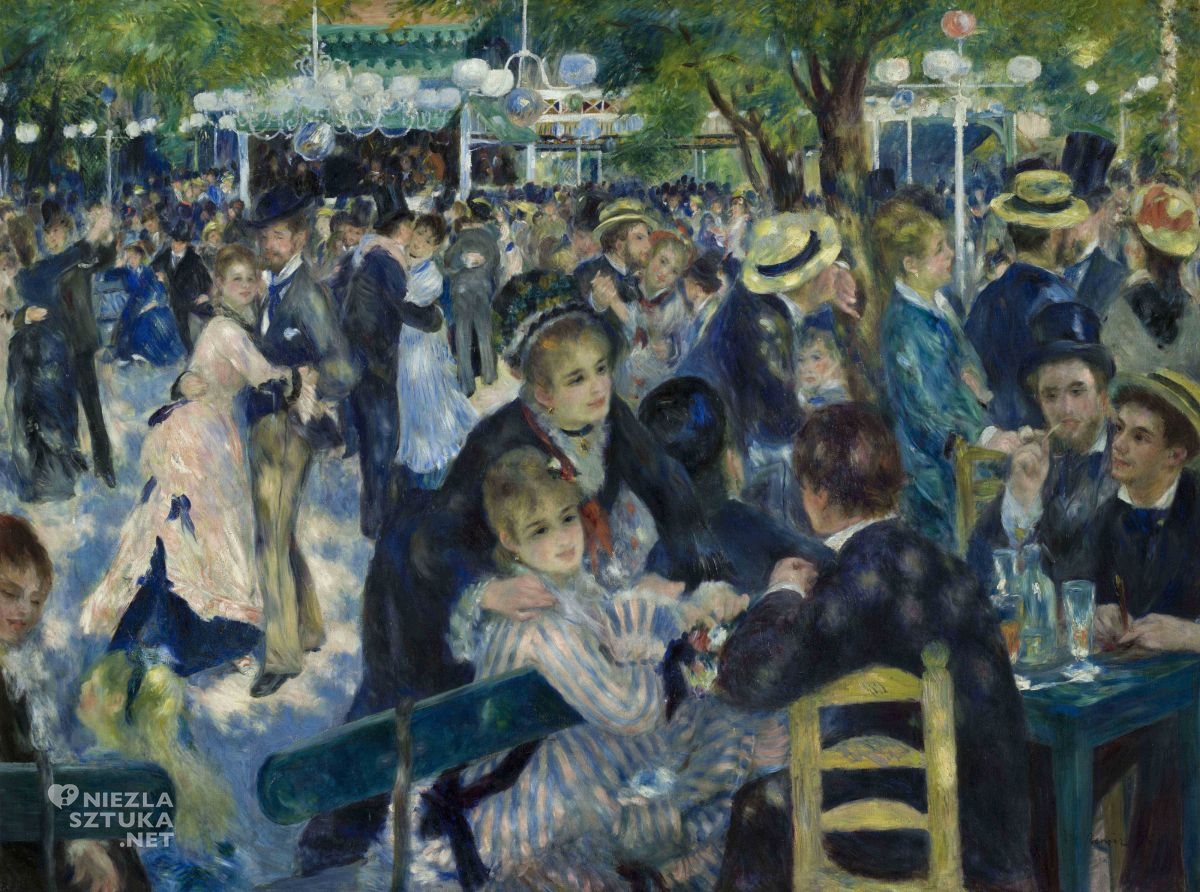 Auguste Renoir, Bal du moulin de la Galette, impresjonizm, Niezła Sztuka