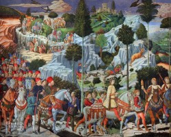 Benozzo Gozzoli, Pochód trzech króli, Palazzo Medici-Riccardi, Florencja, Włochy, Niezła Sztuka