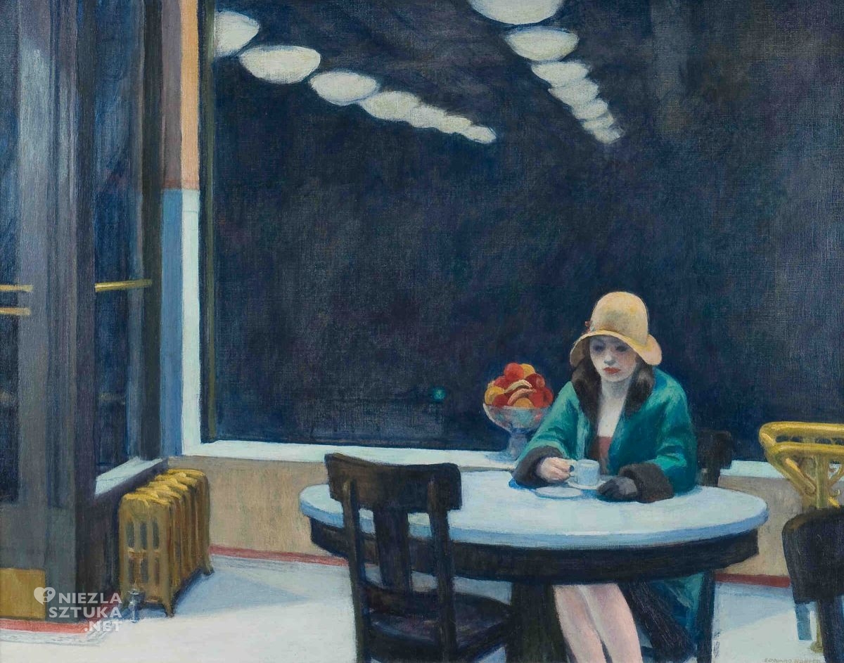 Edward Hopper, Automat, Bar bezobsługowy, niezła sztuka