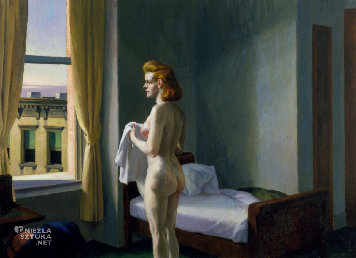 Edward Hopper, Morning in a City, Poranek w mieście, niezła sztuka