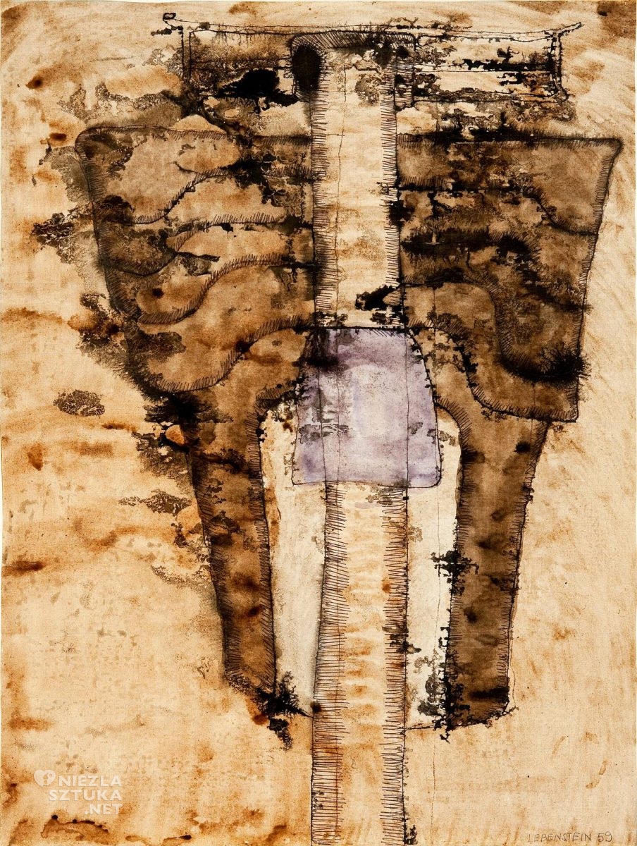 Jan Lebenstein, Figury osiowe, sztuka polska, Niezła Sztuka