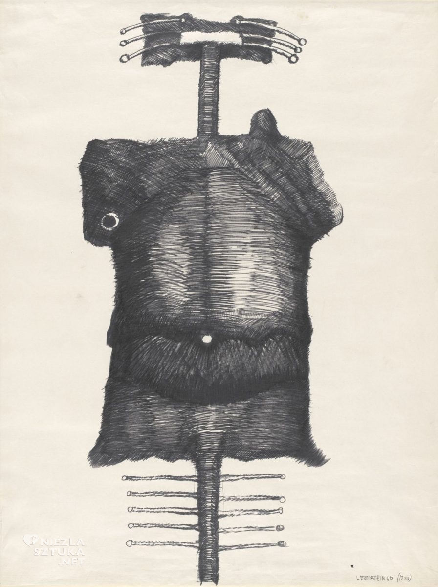 Jan Lebenstein, figura osiowa, moma, Museum of Modern Art, Nowy Jork, niezła sztuka