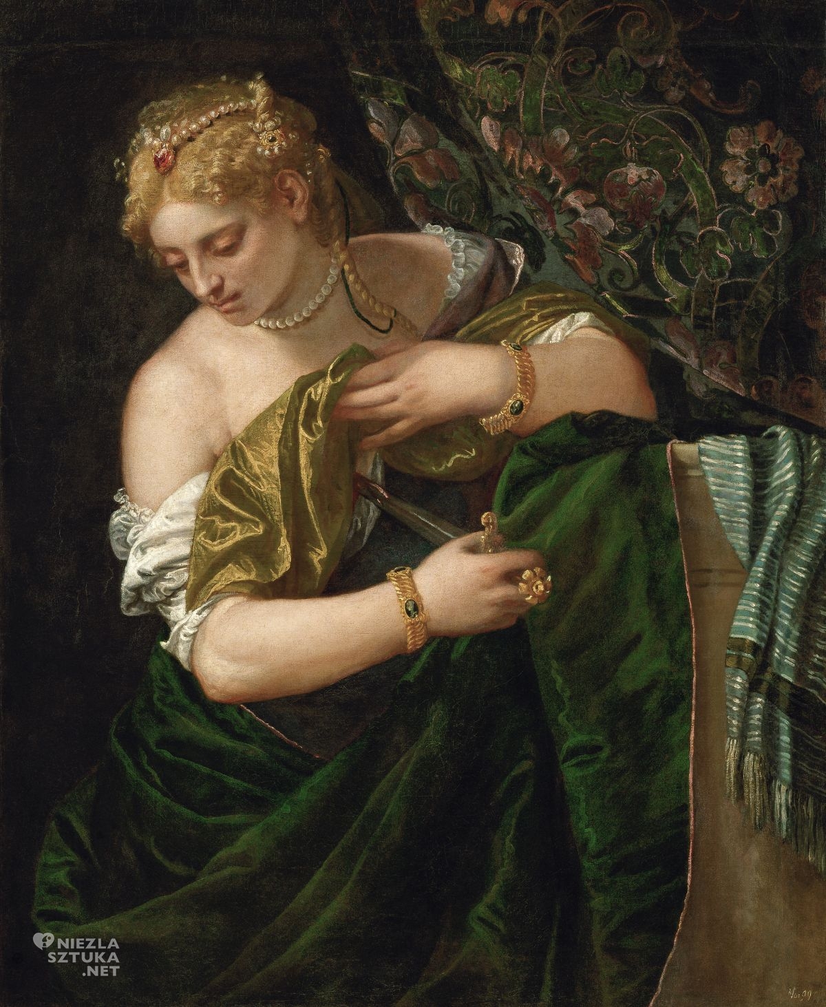 Paolo Veronese, Lukrecja, Kunsthistorisches, Wiedeń, niezła sztuka