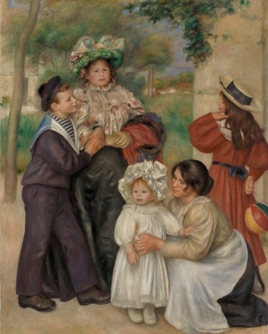 Auguste Renoir, rodzina, portret, Niezła Sztuka