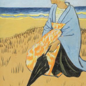 Paul Sérusier, Bretonka siedząca nad brzegiem morza, niezła sztuka