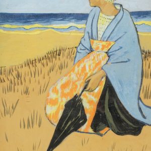 Paul Sérusier, Bretonka siedząca nad brzegiem morza, niezła sztuka