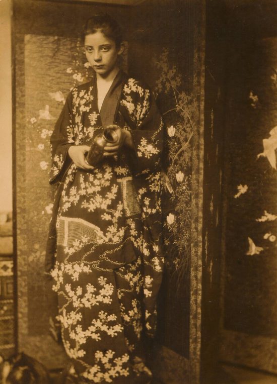 George Hendrik Breitner, Dziewczyna w kimonie, Geesje Kwak, Japonia, Niezła Sztuka