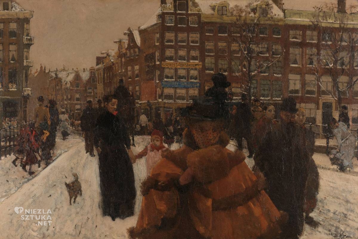 George Hendrik Breitner, Singelbrug przy Paleisstraat w Amsterdamie, Niezła Sztuka