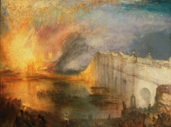 William Turner, Pożar Izby Lordów i Izby Gmin, niezła sztuka