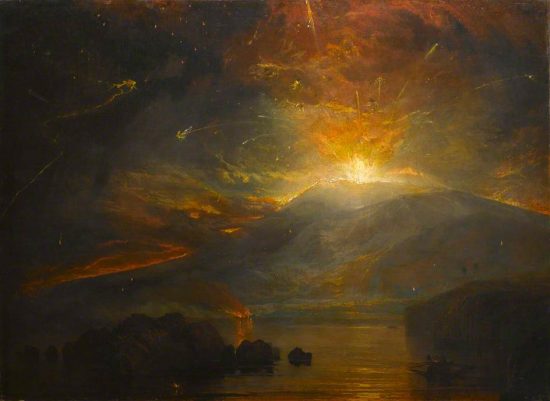 William Turner, Erupcja wulkanu Soufrière na wyspie St. Vincent, niezła sztuka