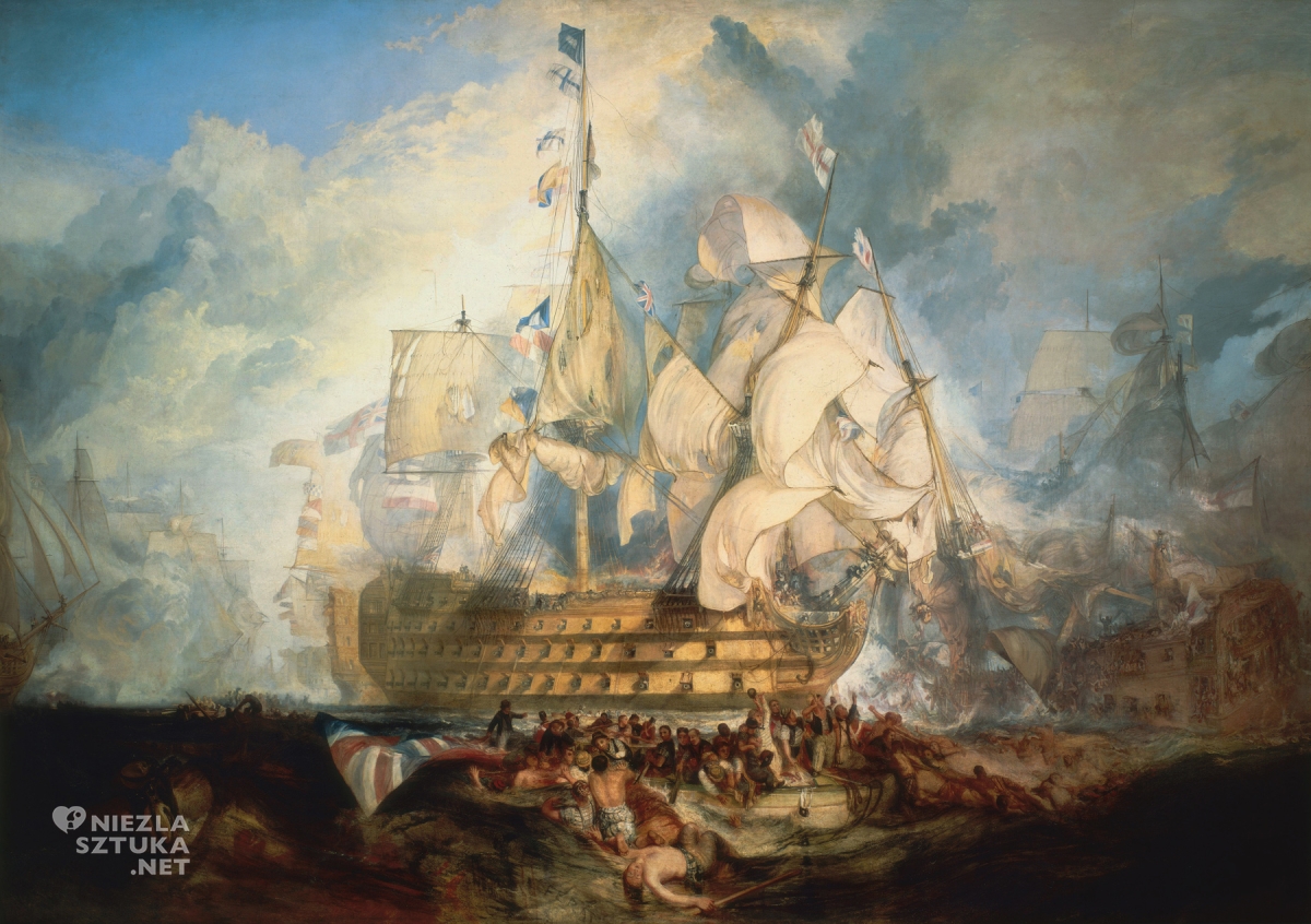 William Turner, Bitwa pod Trafalgarem, bitwa morska, niezła sztuka