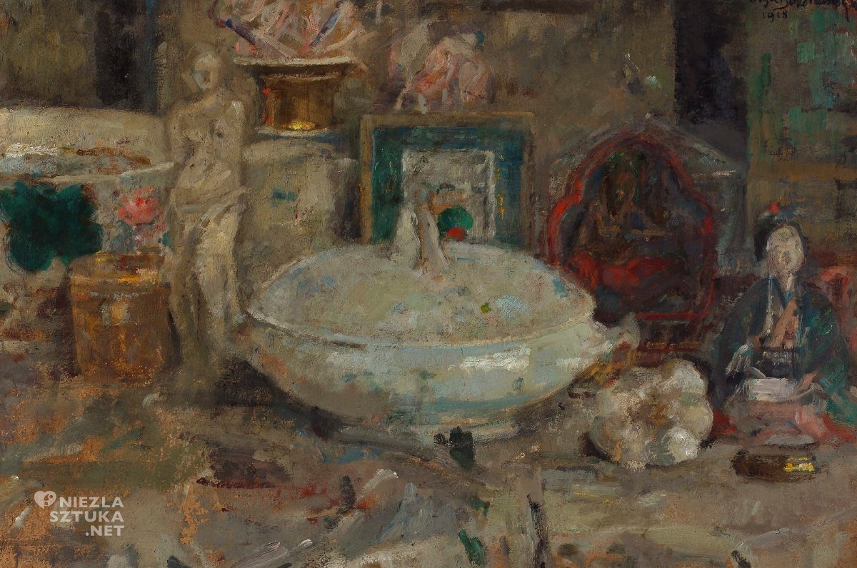 Olga Boznańska, Martwa natura z wazą, sztuka polska, Niezła Sztuka