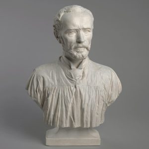 Jadwiga Milewska, Portret Marcelego Guyskiego, rzeźba, kobiety w sztuce, Niezła Sztuka