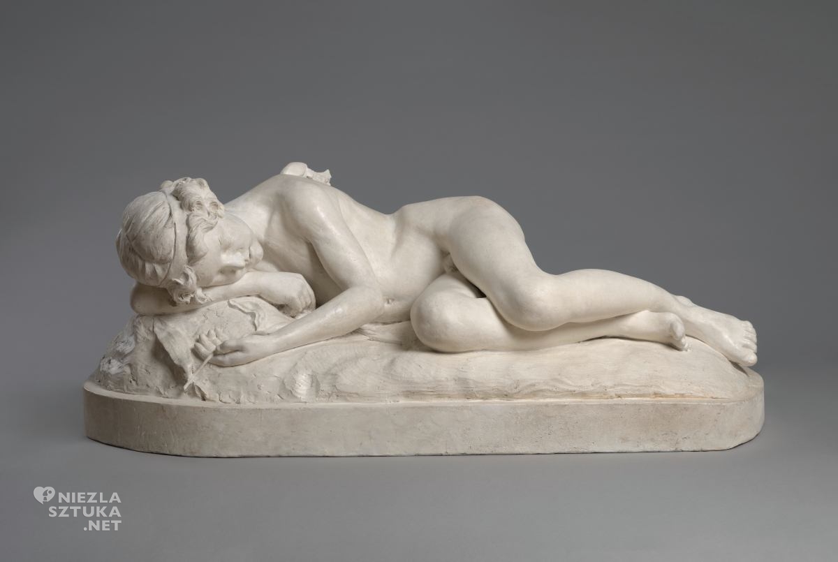 Natalia Andriolli, Śpiący amor, kobiety w sztuce, rzeźba, Niezła Sztuka