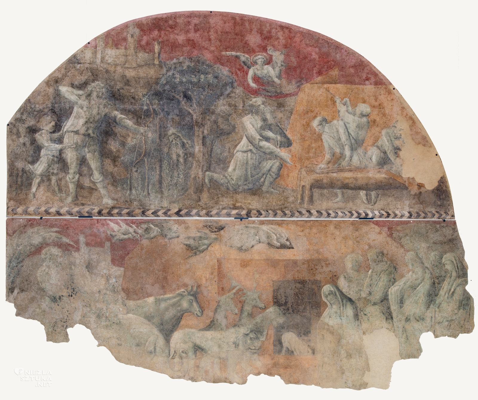 Paolo Uccello, historia Noego, Santa Maria Novella, Florencja, sztuka włoska, Niezła Sztuka