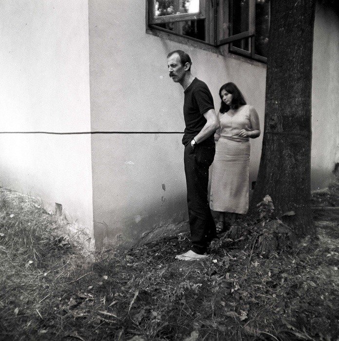 Eustachy Kossakowski, Interwencja, Zalesie 1968, Niebieska linia, fotografia, niezła sztuka