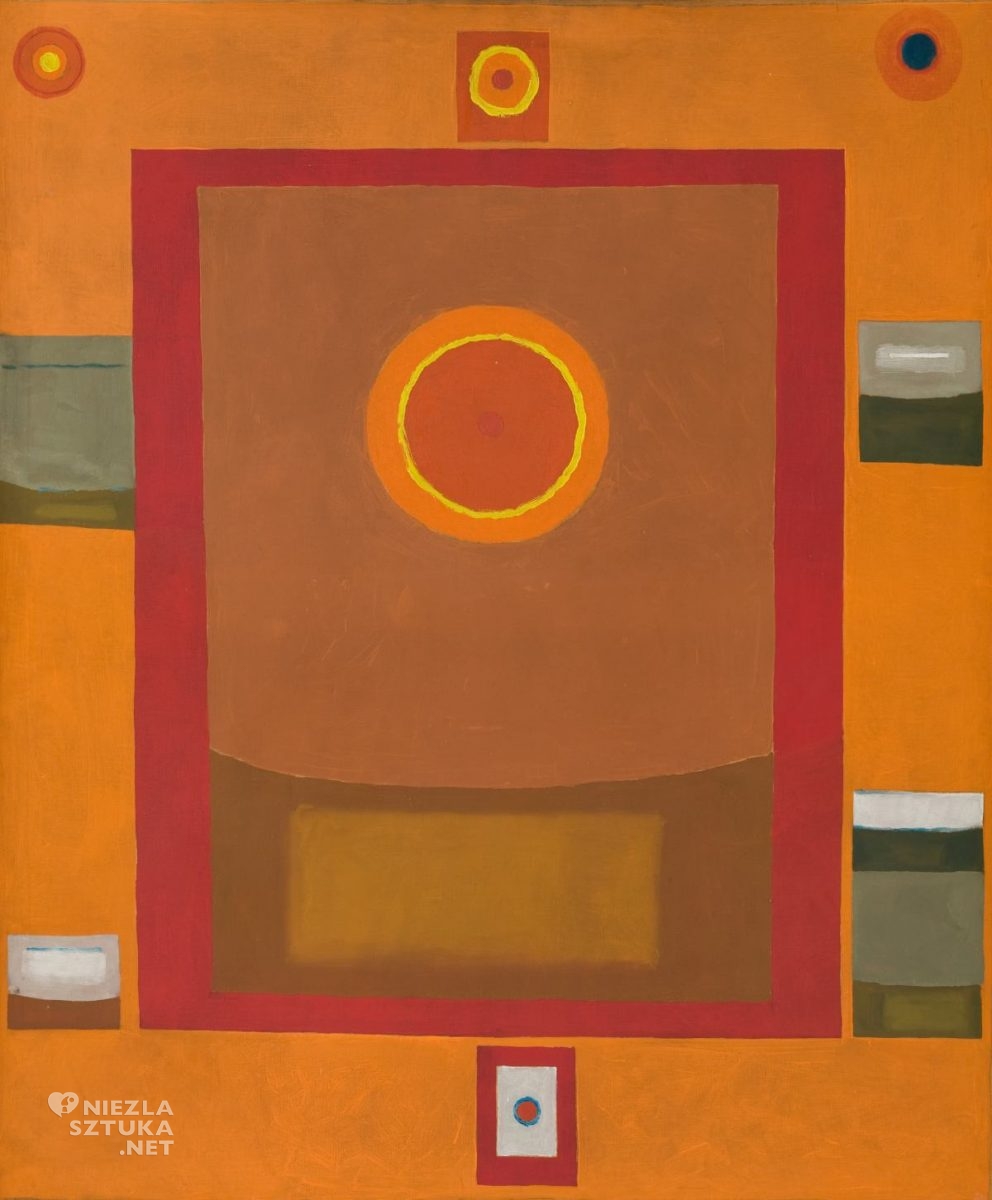 Jerzy Nowosielski, Wschód słońca, malarstwo polskie, sztuka polska, niezła sztuka