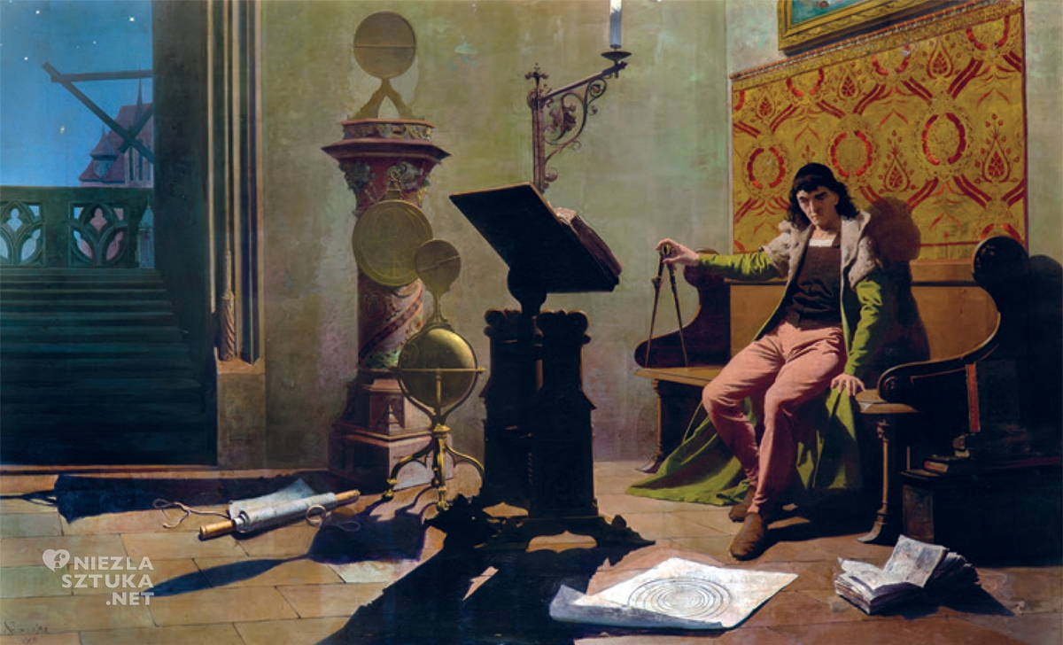 Antoni Gramatyka, Mikołaj Kopernik w pracowni, niezła sztuka