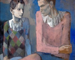 Pablo Picasso, Akrobata i młody Arlekin, okres różowy, niezła sztuka