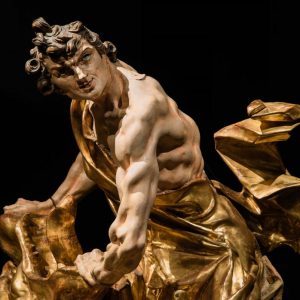 Johann Georg Pinsel, Samson walczący z lwem, rzeźba, niezła sztuka