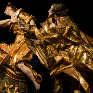 Johann Georg Pinsel, ołtarz w Hodowicy, Ekspresja. Lwowska rzeźba rokokowa, rokoko, niezła sztuka