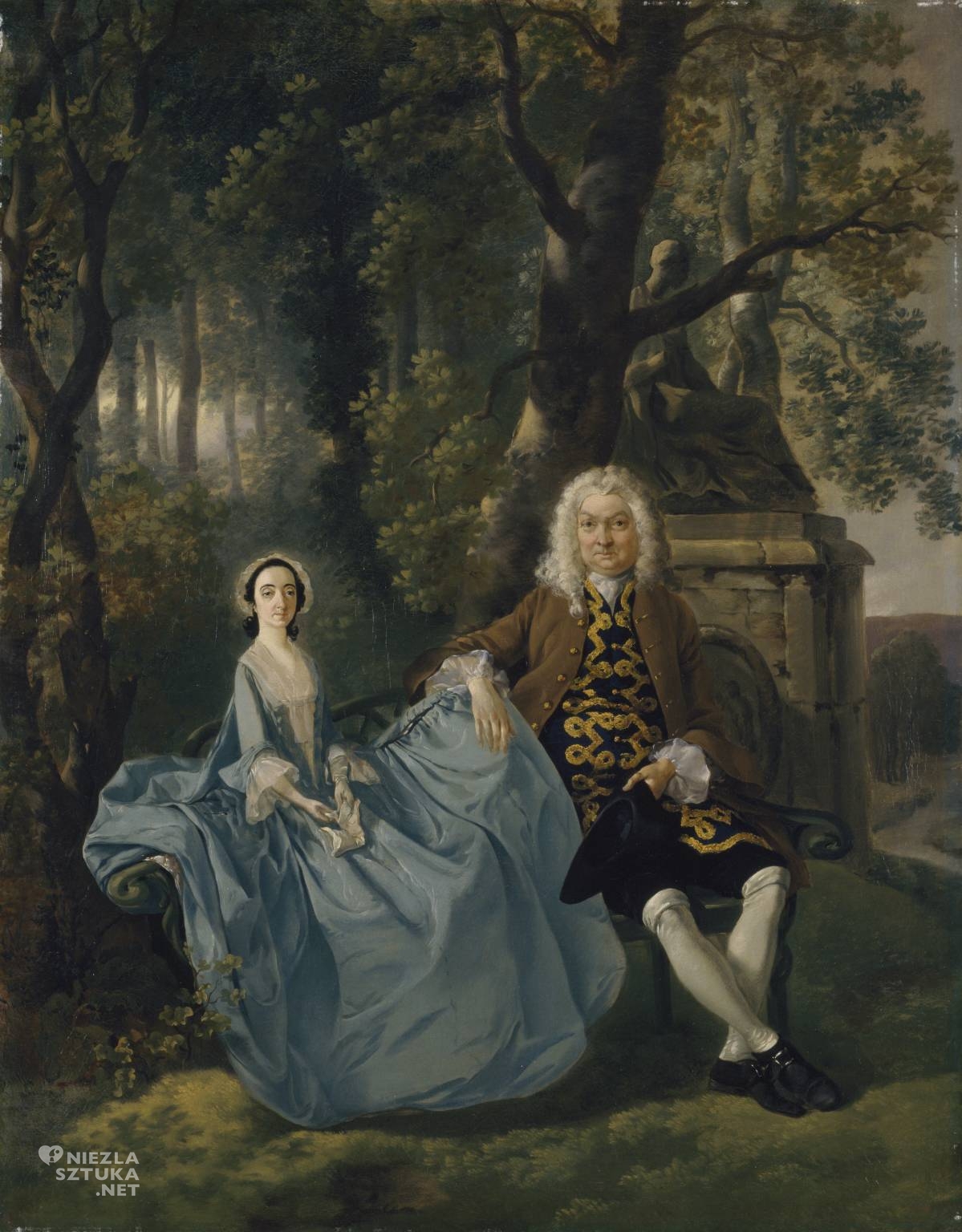Thomas Gainsborough, Pan i Pani Carter, sztuka angielska, Niezła Sztuka