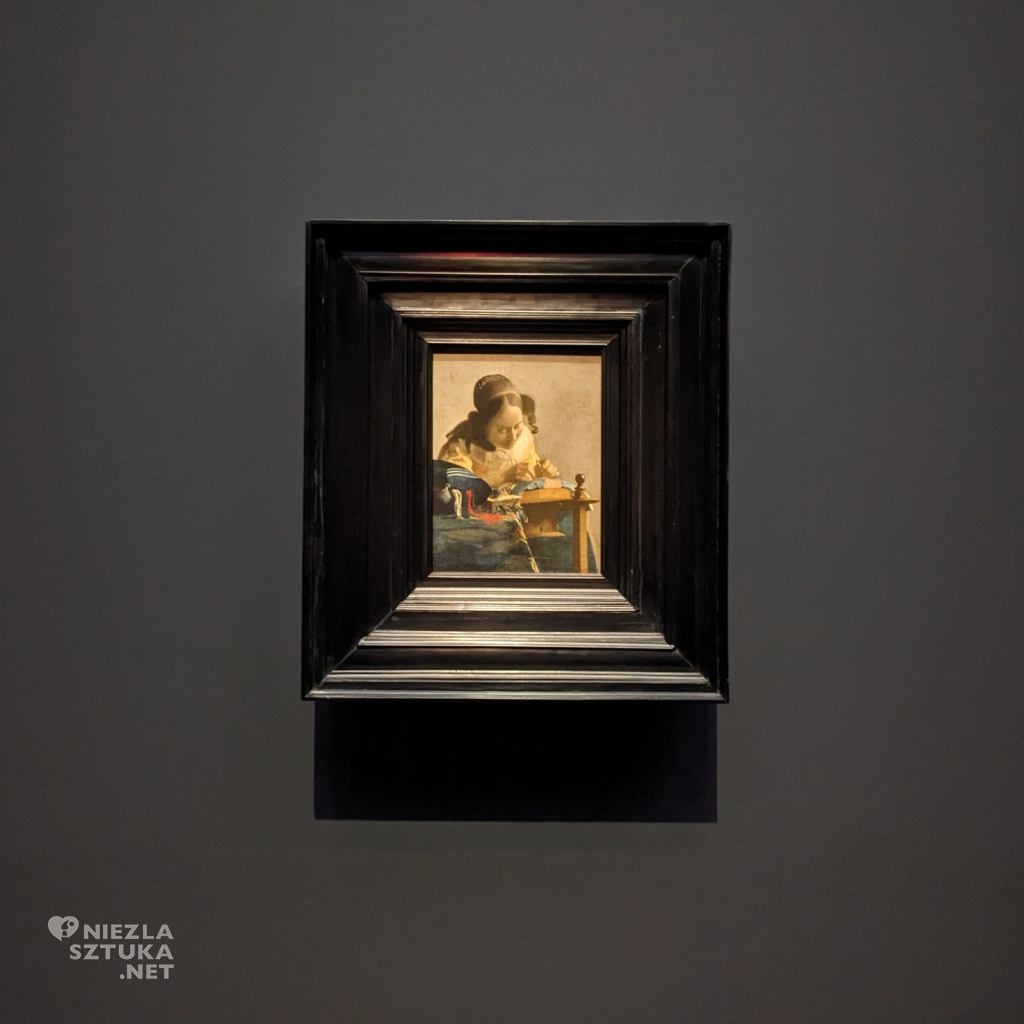 Vermeer, koronczarka, Rijksmuseum, Amsterdam, niezła sztuka