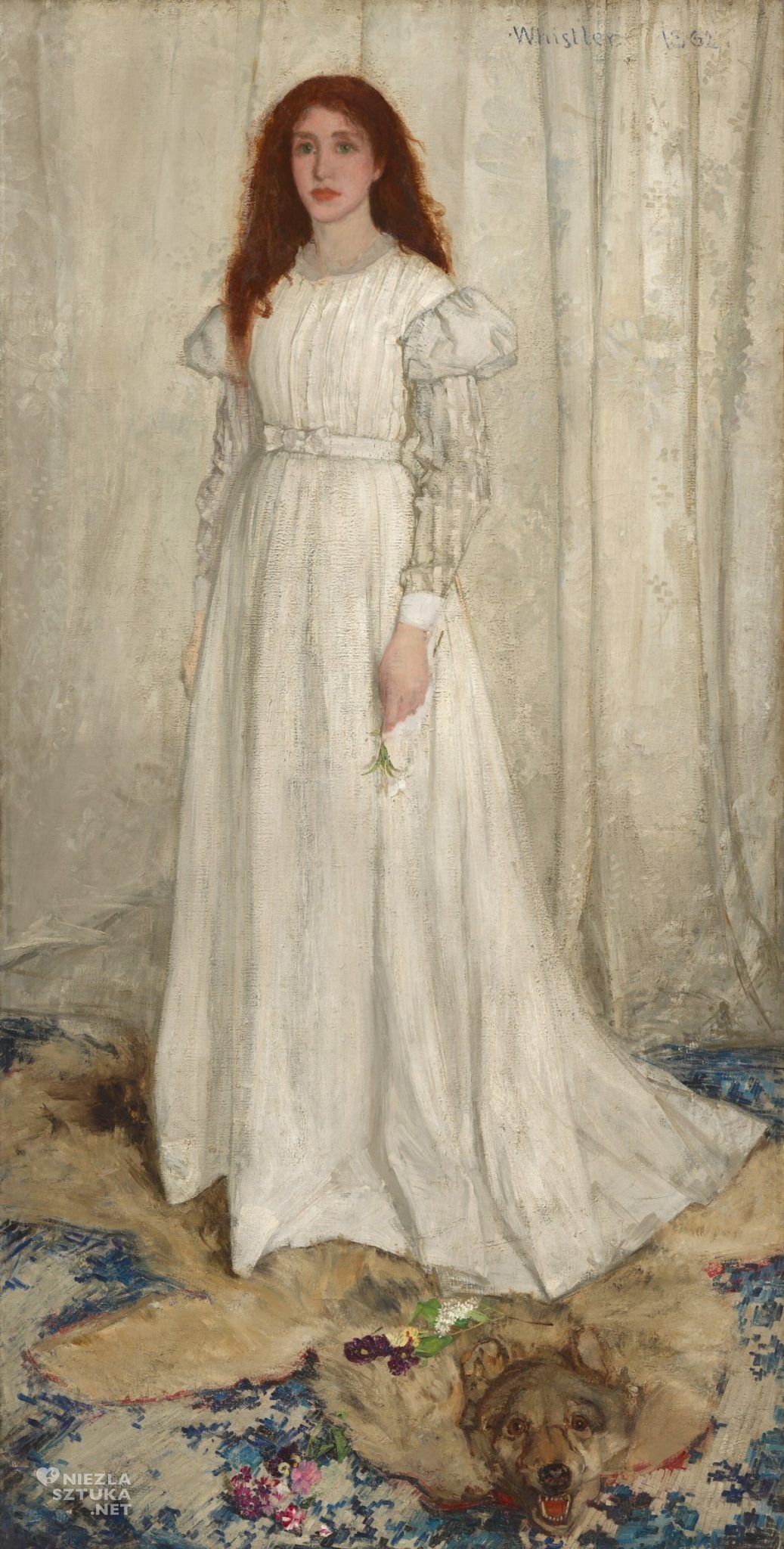 James McNeill Whistler, Symfonia w bieli nr 1, dziewczyna w bieli, Niezła sztuka