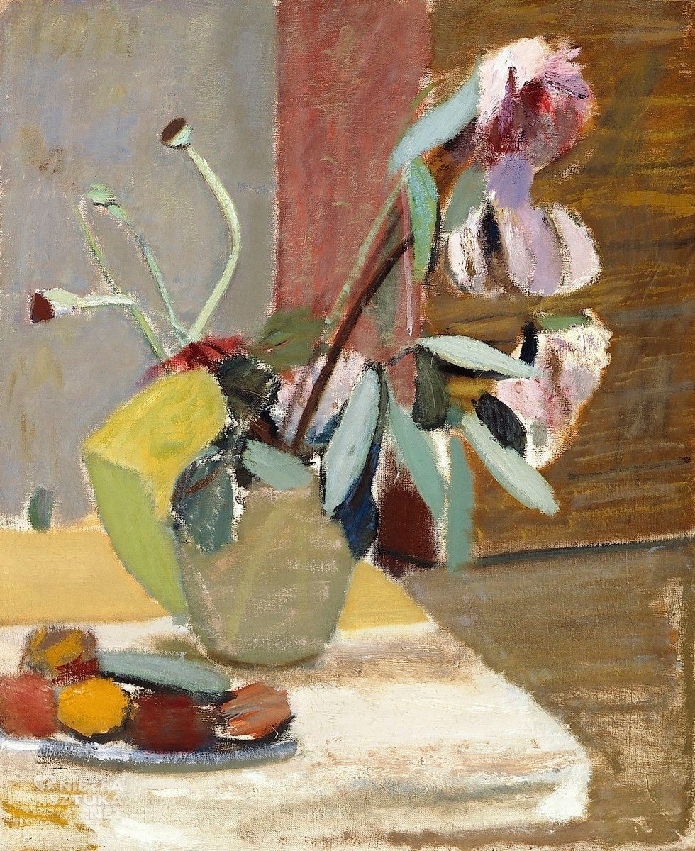 Artur Nacht-Samborski, Martwa natura ze storczykiem, sztuka polska, niezła sztuka