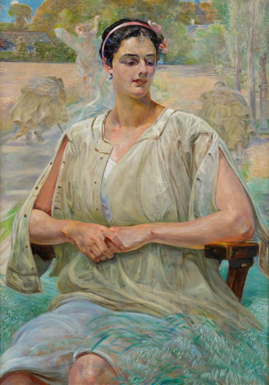 Jacek Malczewski, Wolność, Niewola, Wojna, tryptyk, kobieta, sztuka polska, symbolizm, niezła sztuka