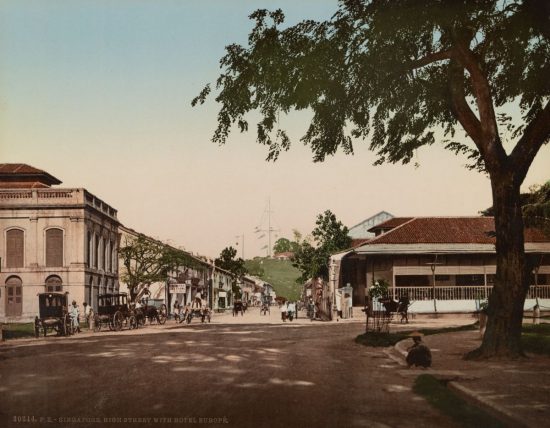 Singapur, high street, hotel de l'Europe, fotografia, Niezła sztuka