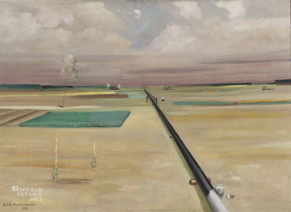 Rafał Malczewski, Rurociąg w polu, sztuka polska, Niezła Sztuka