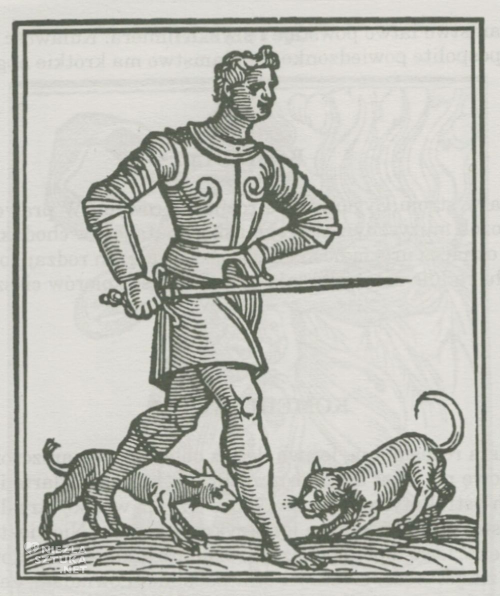 Alegoria, Cesare Ripa, Ikonologia, kot w sztuce, niezła sztuka