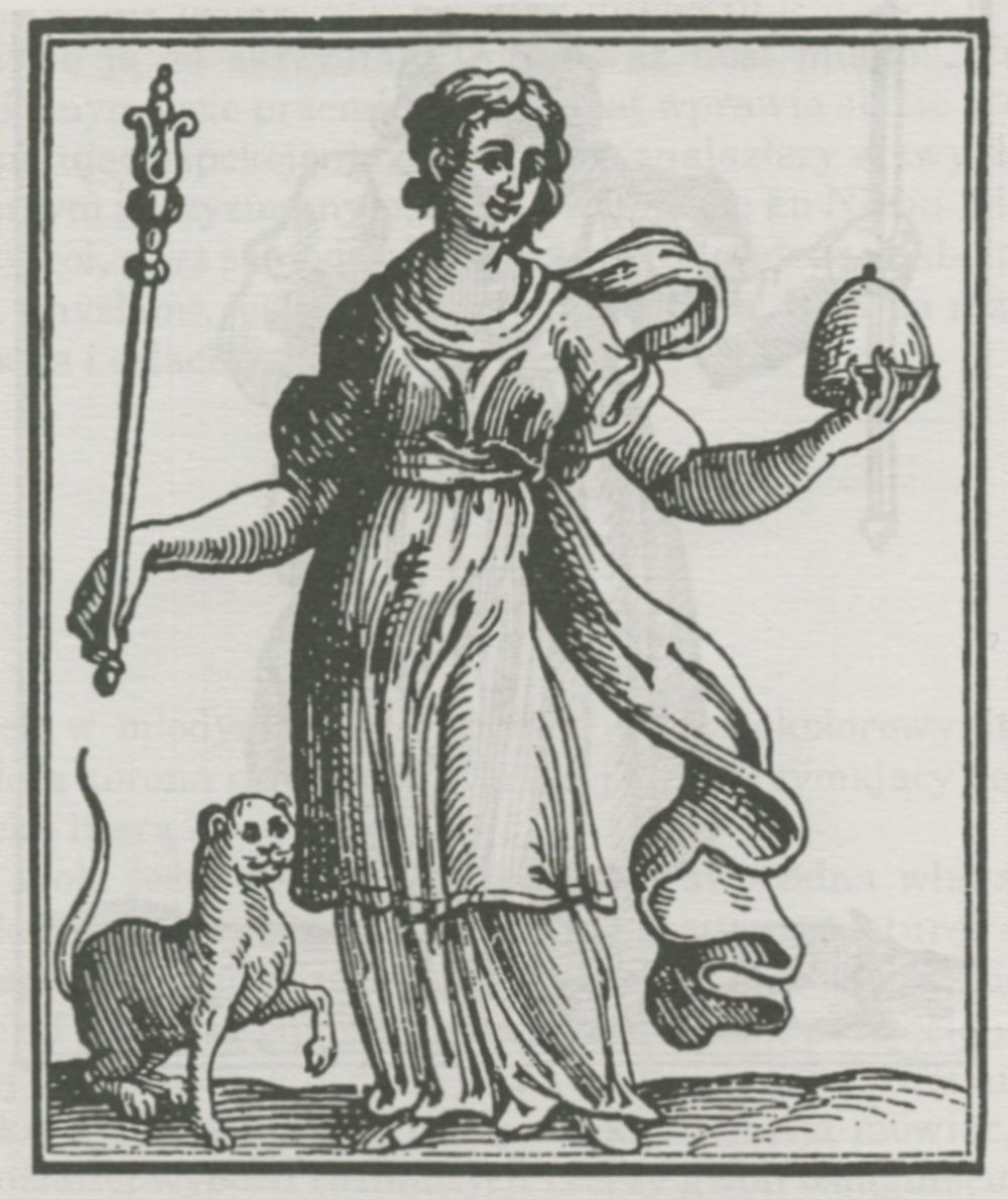 Alegoria, Cesare Ripa, Ikonologia, kot w sztuce, niezła sztuka