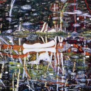Peter Doig, Białe kanoe, niezła sztuka