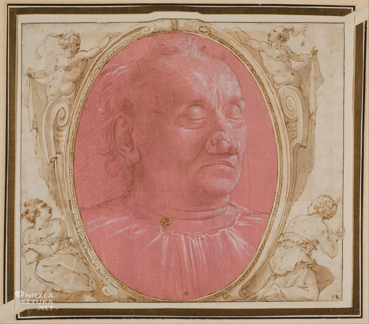 Domenico Ghirlandaio, Głowa starca, renesans, Niezła sztuka