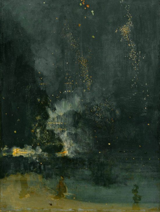 James McNeill Whistler, Nokturn w czerni i w złocie - spadająca raca, tonalizm, Niezła Sztuka