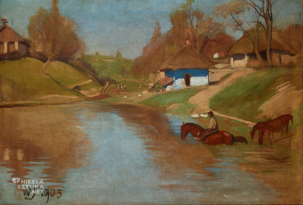 Włodzimierz Tetmajer, Staw, Sztuka polska, młoda polska, Niezła Sztuka