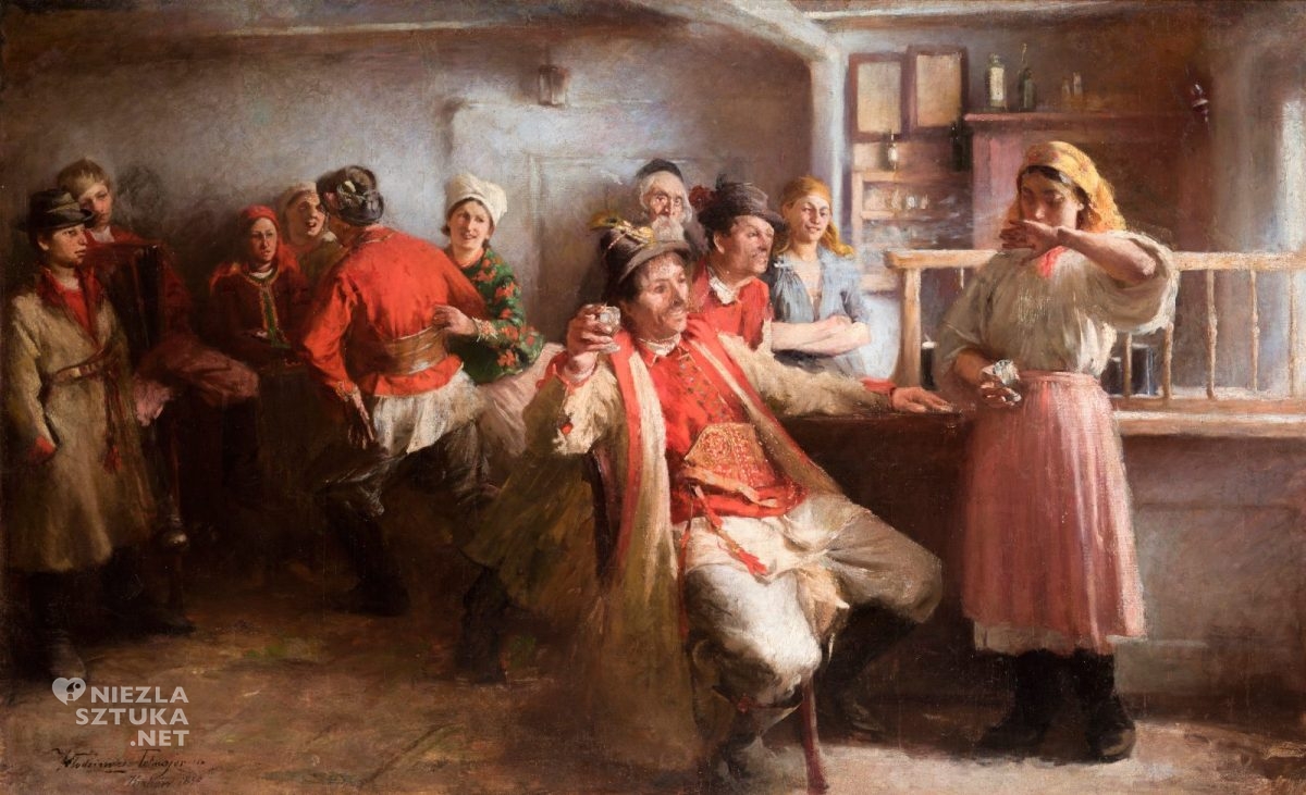 Włodzimierz Tetmajer, Zaloty, sztuka polska, młoda polska Niezła Sztuka