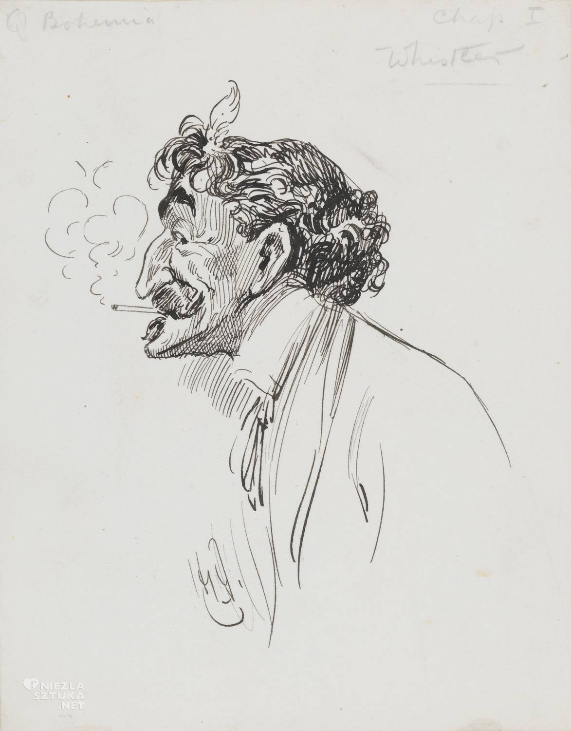 Harry Furniss, James McNeill Whistler, Karykatura, Niezła Sztuka