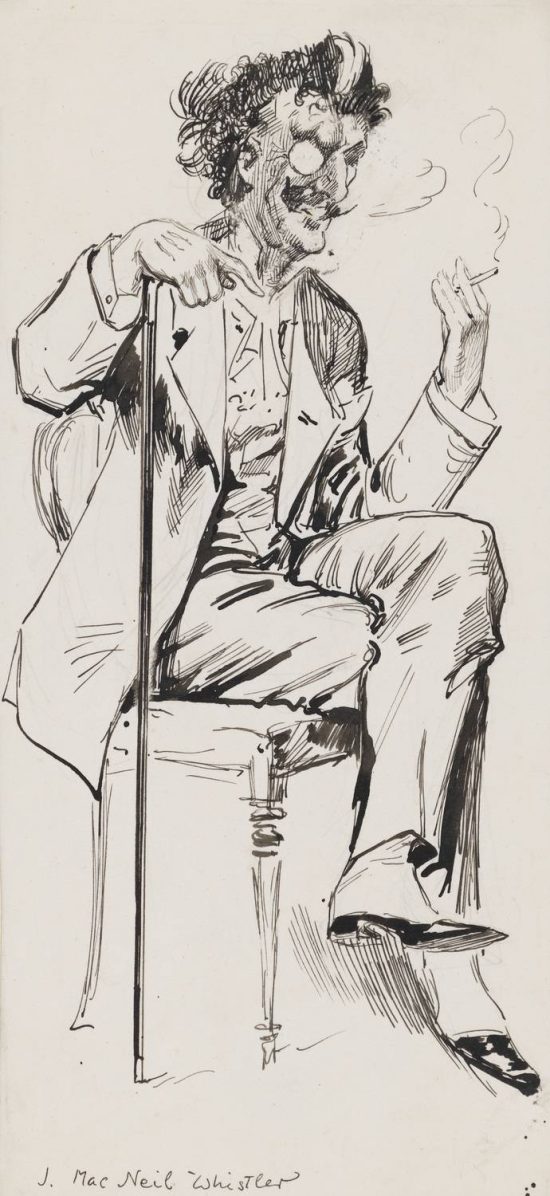 Harry Furniss, James McNeill Whistler, Karykatura, Niezła Sztuka