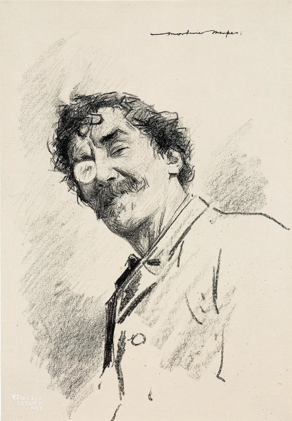 Mortrimer Menpes, Portret Jamesa McNeilla Wshistlera, James McNeill Whistler, Niezła Sztuka
