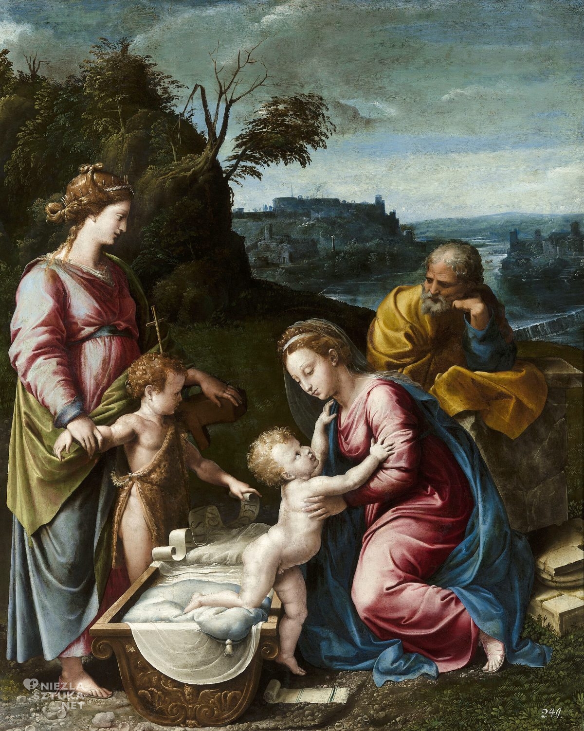 Giovanni Francesco Penni, Święta rodzina ze św. Janem Chrzcicielem i św. Katarzyną Aleksandryjską, Niezła Sztuka